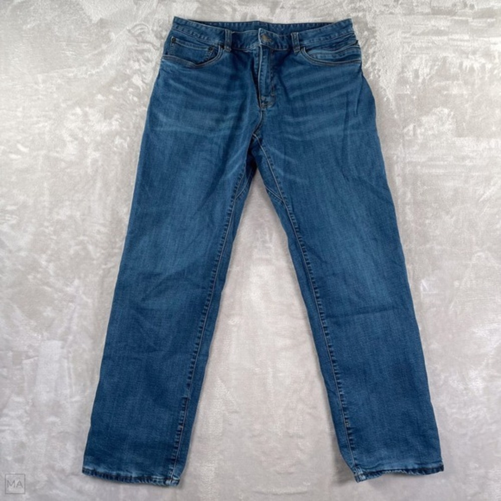 Prana Men's Jeans Straight Fit Denim Lined Casual 36x32 Blue‎